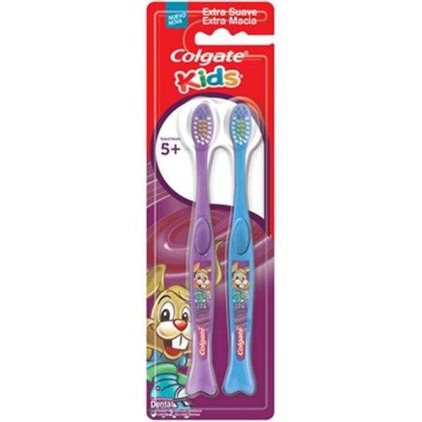 Colgate- Cepillo Dental Infantil X2