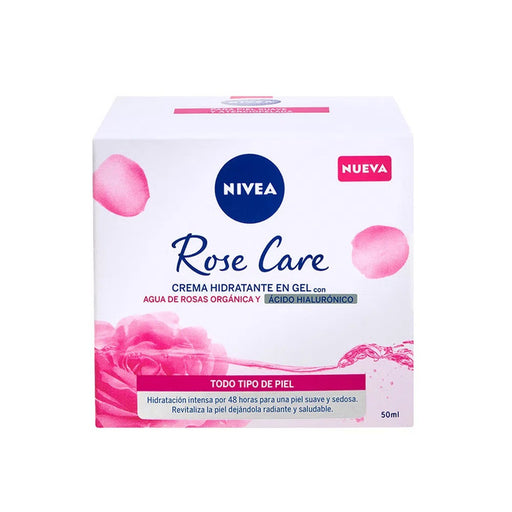 Nivea - Rose Care Crema Hidratante En Gel - 50 Ml