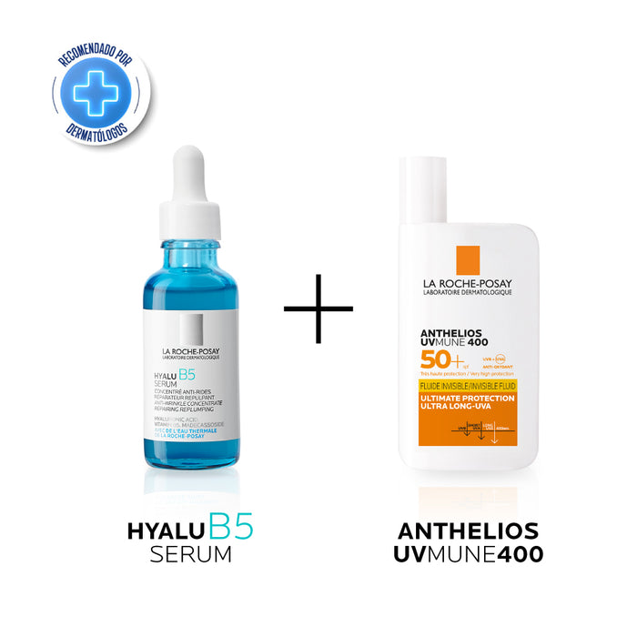 LA ROCHE POSAY - Combo Serum Hyalu B5 + Anthelios UVmune Fluid s/c