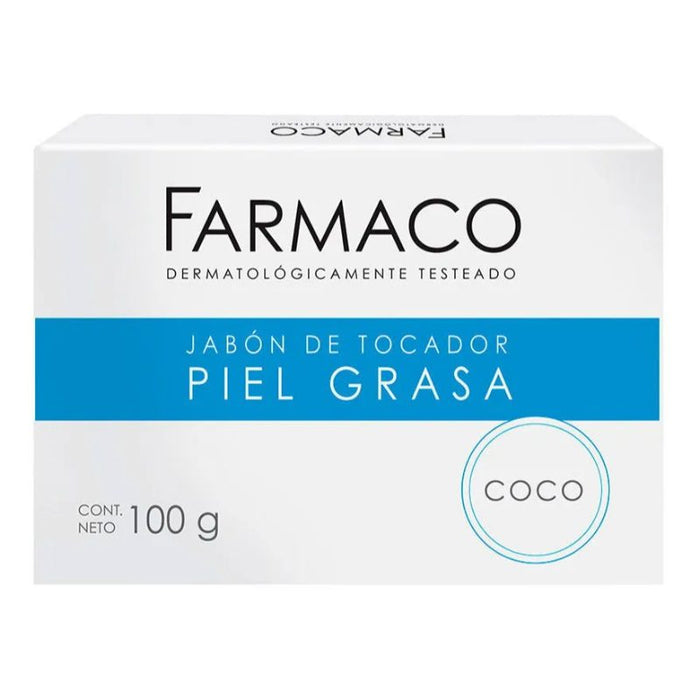 FARMACO - Jabon de Tocador Coco Piel Grasa - 100g