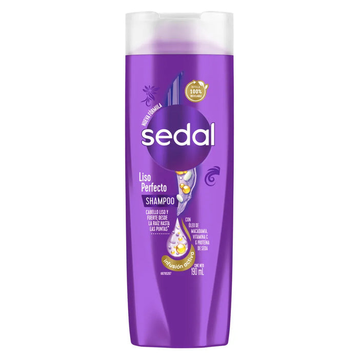 SEDAL - Shampoo Liso Perfecto - 190ml