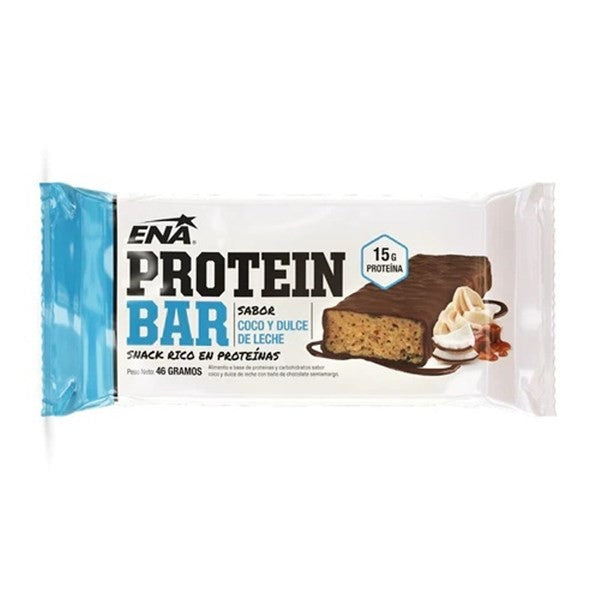 ENA - Protein Bar Sabor Coco y Dulce de Leche - 46g