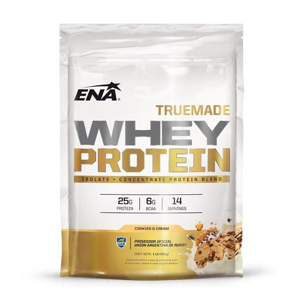 ENA Truemade - Whey Protein Sabor Cookies and Cream - 1Lb