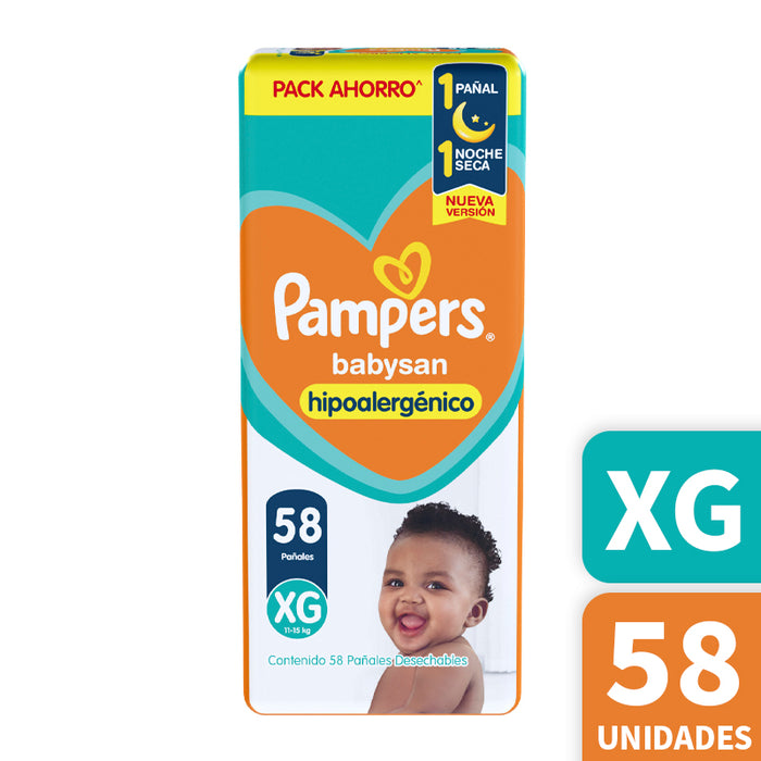 Pampers Hiperpack Babysan XG 58