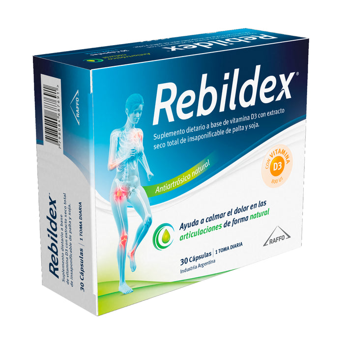 REBILDEX - Antiartrosico Natural Vitamina D3 - 30cap