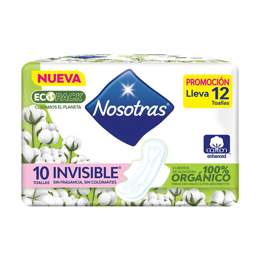 Nosotras Invisible Eco Pack - 10 U.