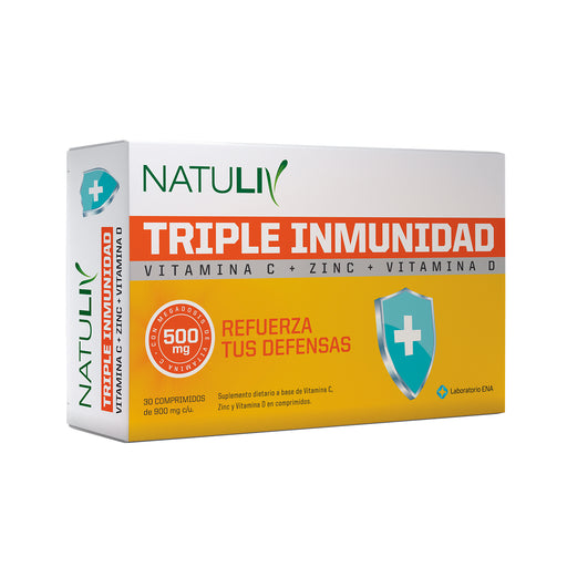Ena - Natuliv Triple Inmunidad - 30 Comp.