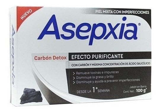 Asepxia Carbon Detox 100 Gr Jabon