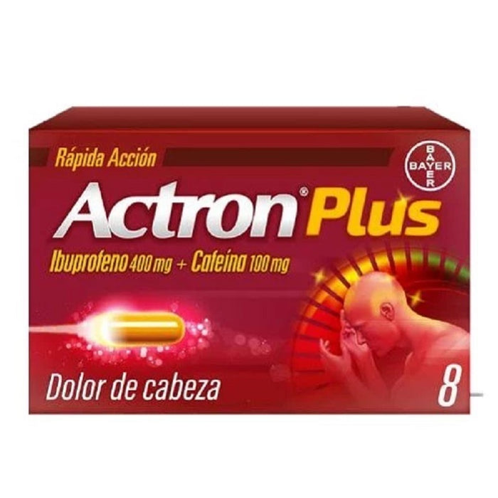 Bayer - Actron Plus 400 Mg (8 Capsulas Blandas)