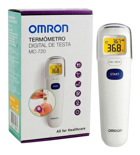 Omron - TermÃ³metro Digital De Frente Mc-720