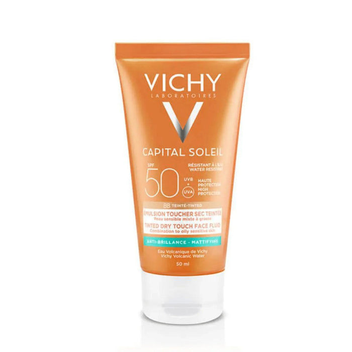 Vichy - Capital Soleil Facial Con Color Spf 50 - Acabado Seco