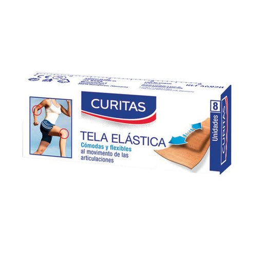 Curitas - Apositos De Tela Elastica (8 U.)