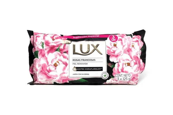 Lux Jabon Pastilla Rosas Francesas 3 X 125
