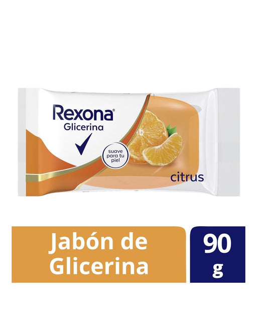 Rexona Jabon Pastilla Glicerina Citrus X 90