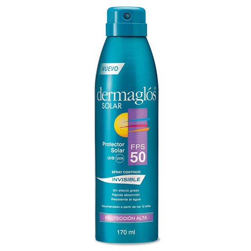 Dermaglos - Solar Spray Continuo Emulsion Fps 50 - 170 Ml 