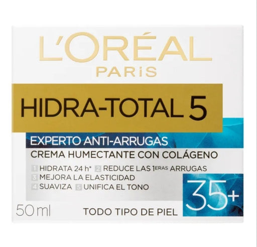 Loreal - Crema Hidra Total 5 Con ColÃƒÂ¡geno 35+