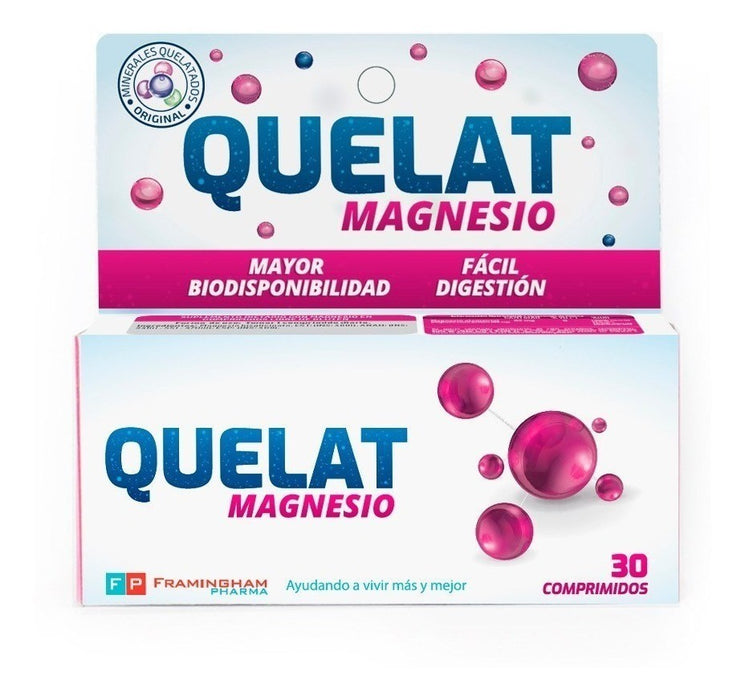 Quelat Magnesio - 30 Comprimidos